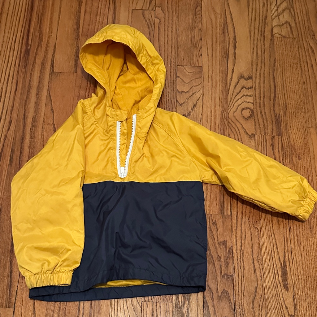 Yellow And Black Raincoat